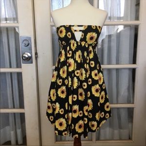 Sunflower beach dress